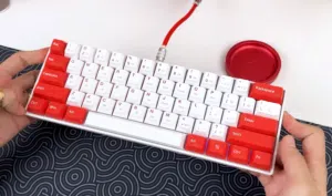 كيبورد NEWMEN GM610 60% Wireless Mechanical Gaming Keyboard red Switches