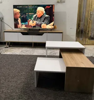 ميز تلفزيون و طبلات