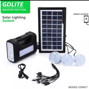 كشاف طاقة شمسية مع شاحن 4 لمبات للغرف قوي جدا كفالة لمدة عام