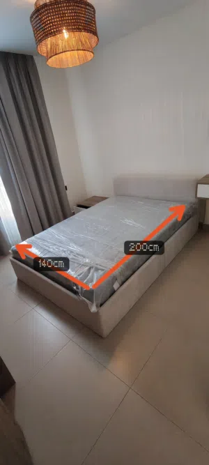 Brand New Double Bed & Mattress (140cm x 200cm) - Never Used