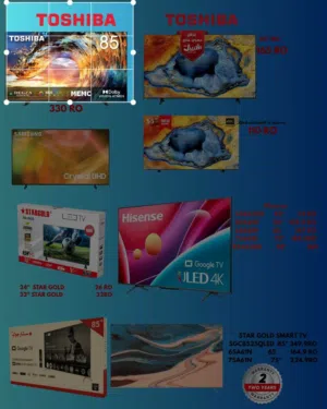 Toshiba TVs available Arabic: