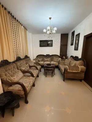 طقم كنبايات فخم 8 مقاعد خشب زان