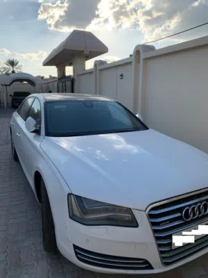 Audi A8 2012 model white