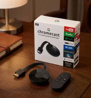 حوّل تلفزيونك العادي إلى تلفزيون ذكي مع جهاز Google Chromecast يوجد خدمه توصيل لجميع مدن ليبيا •••••