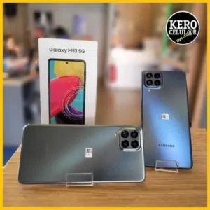 اخو الجديد Samsung M53 5G رام 16جيجا 256 أغراضة والكرتونه الأصلية متوفر توصيل