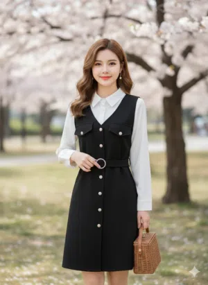 فستان بناتي قطعتين محير قميص.فستان..حزام مقاسات.28.30.32.34 اعمار 10 - 15 سنة  السعر 15د