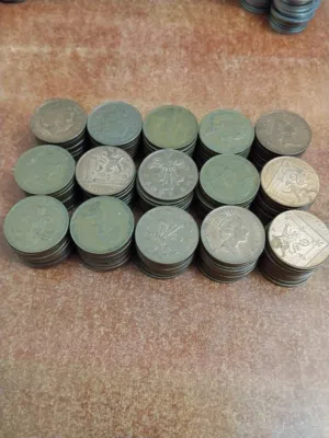 Two pence & new pence 150 قطعة