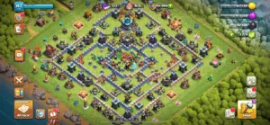 حساب كلاش اوف كلانس تاون 13 ماكس