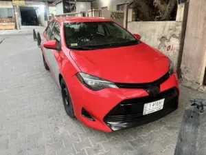 تويوتا كورولا 2019وارد امريكي تقريرها كسر بالدعامية الاماميه فقط  رايدها 115 وبيها مجال