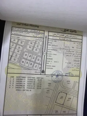 Residential Land for Sale in Al Sharqiya Wadi Bani Khalid