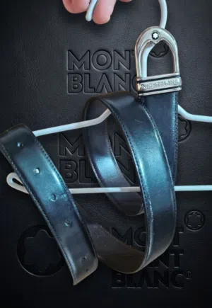 للبيع محفظة جلد وحزام جلد MONTBLANC