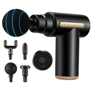 مسدس المساج القابل لإعادة الشحن مع ست سرعات مختلفة Rechargeable Massage Gun