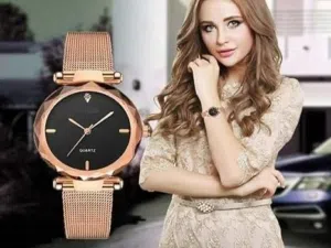ساعه اكوارتز نسائيه