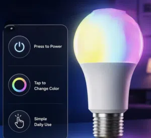 Best light bulbs changing colors with remote control can be set to normal light if wanted (24% off)
