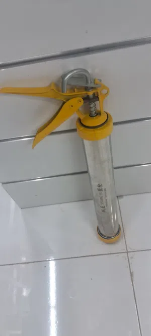 مسدس سليكون حديد   +درل بت استانلس