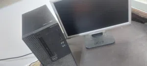 كمبيوتر مكتبي dell core i5 الجيل الثامن مع شاشة و رام 8g