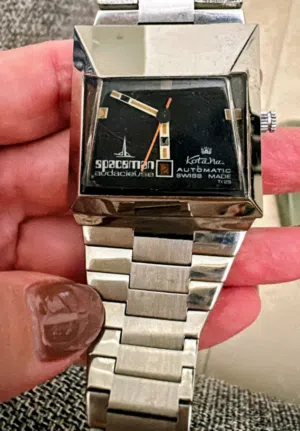 ULTRA RARE VINTAGE SWISS FORTIS man watch SPACEMAN