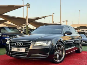 أودي A8 60 TFSI Quattro 2013 خليجي بدون صبغ بحالة الوكالة التامة وسعر عرض ممتاز.