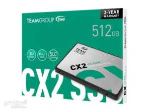 هارد دسك اس اس دي داخلي سريع 512GB TEAMGROUP CX2 3D NAND 20X SPEED DESKTOP - LAPTOP GAMING SSD