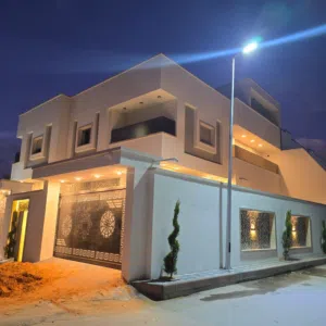 2 فيلل للبيع بتشطيب ماشاءالله موقع صلاح الدين