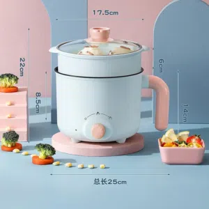 طنجرة كهربائي صغيره 2في 1 وسلاقة بيض ايضا