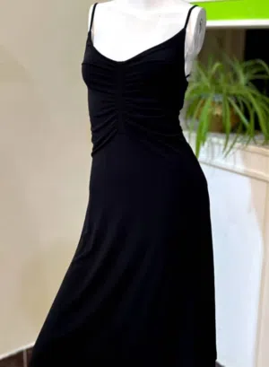 فستان تركي قصير اسود فاخر ملكي  Luxurious royal black short Turkish dress