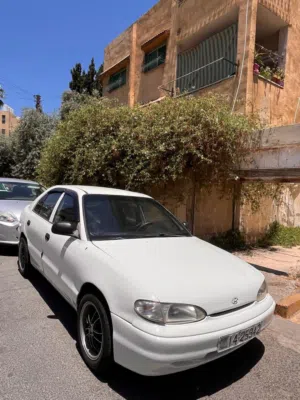 سيارة هيونداي اكسنت موديل 1996 هاتشباك مرخصة اليوم بحالة جيدة البيع بدون فحص