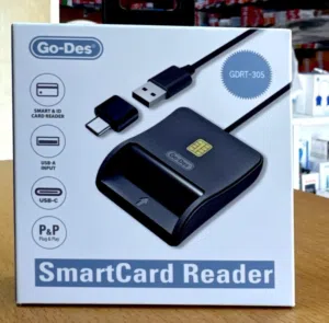 قارئ البطاقة الشخصية USB/USB-C Go-Des Smart Card Reader