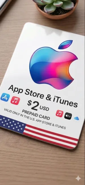 كروت ايتونز امريكي iTunes من فئة 1$ + 2$ +3$ واكتر
