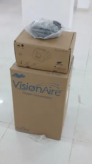 للبيع أجهزة تنفس وأوكسجين شبه جديدة.