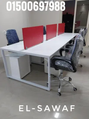 خلية عمل- ورك ستيشن- بارتيشن-مكاتب موظفين-اثاث مكتبي-work station- partiton