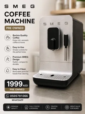 Smeg beans to cup Excellent condition  for sell. Model-BCC12