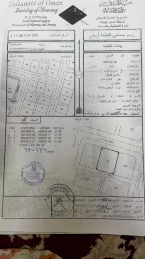 Residential Land for Sale in Al Batinah Al Khaboura
