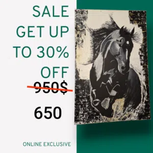 العنوان: روح لا تُروَّض المقاس: 120 سم طول × 90 سم عرض المواد : ألوان أكريليك على قماش كانفس