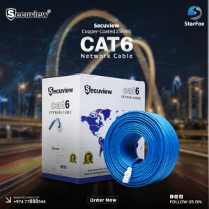 Secuview Copper Coated 23AWG Cat6 Network Cable