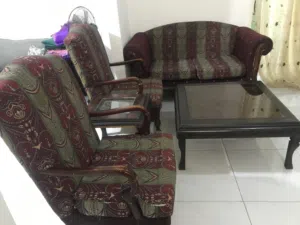 طقم كنب خشب سويد ثقيل