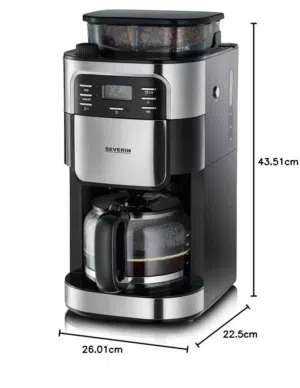 ماكنه قهوه امريكيه مع مطحنه severin