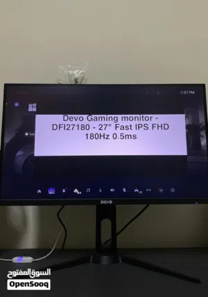 Devo monitor for sell 180hz 27inch in excellent condition