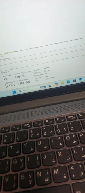 لاب توب لينوفو i5 جيل 12 بحاله الوكاله