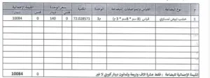 خشب أبيض نمساوي ( معاملة بنك ) استلام من الشركة