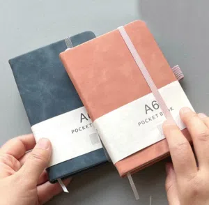 دفتر مقاس(A6) A6 Leather Pocket Notebook