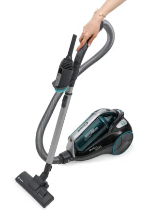 Candy Vacuum Cleaner 2000W Rush Bagless Vacuum Cleaner, Black/Green transparent, Telescopic Metal
