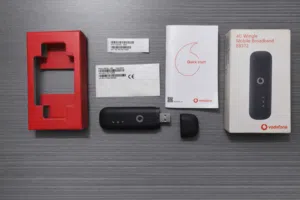 فلاشة نت من فودافون 4G Wingle Mobile Broadband E8372 - بكافة مشتملاتها بالعلبة - غير مستعملة