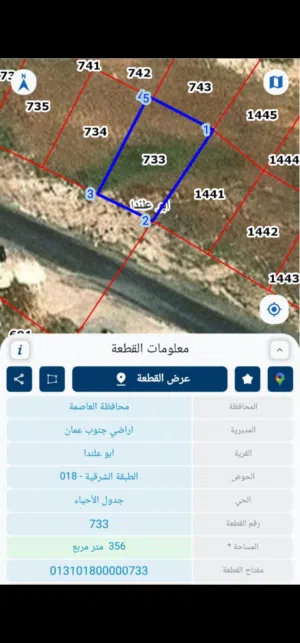 Residential Land for Sale in Amman Abu Alanda