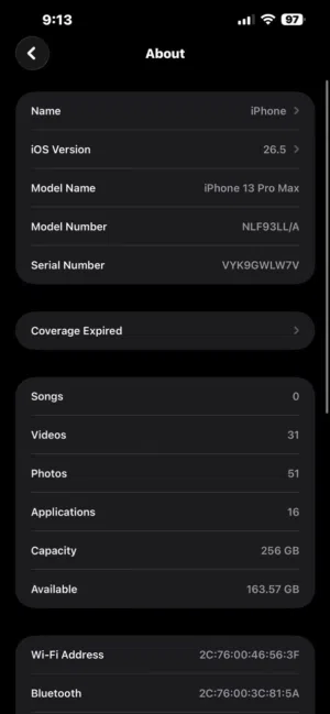 Iphone 13 pro max