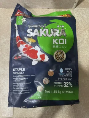 Koi fish food new