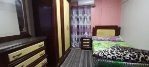 شقه مكيفه للايجار في سموحه بالفرش والأجهزه والانترنت