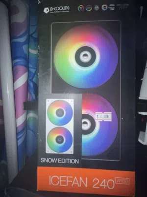 ID-COOLING ICEFAN 240 ARGB – Snow Edition