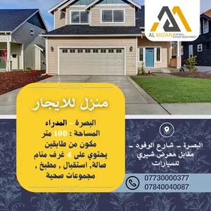 100 m2 4 Bedrooms Townhouse for Rent in Basra Al Mudaraa