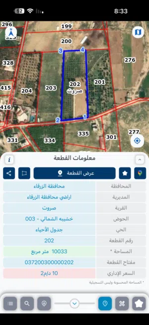 Mixed Use Land for Sale in Zarqa Sarout